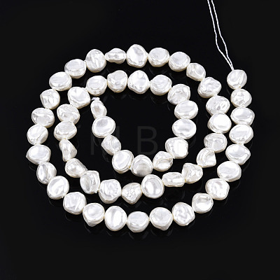 ABS Plastic Imitation Pearl Beads Strands KY-N015-14A-1