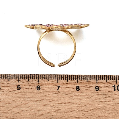 304 Stainless Steel Cuff Open Rings RJEW-D352-05G-1