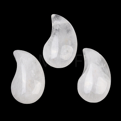Natural Quartz Crystal Pendants G-B195-03G-1