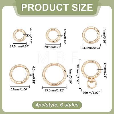 Alloy Spring Gate Rings FIND-ME0003-57G-1