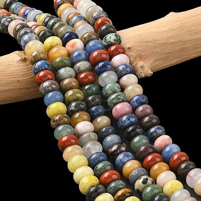 Natural Mixed Gemstone Beads Strands G-A280-A01-02-1