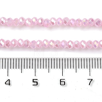 Baking Electroplate Glass Beads Strands DGLA-A039-J2MM-B16-1