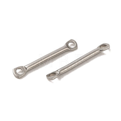 Non-Tarnish 304 Stainless Steel Connector Charms STAS-Q323-06B-P-1