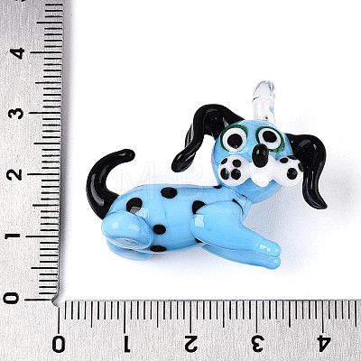 Handmade Lampwork Pendants LAMP-T025-08A-1