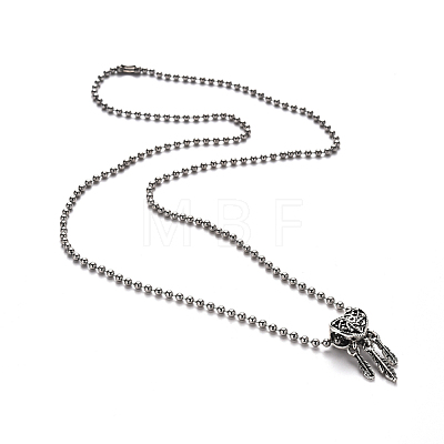304 Stainless Steel Ball Chains and Ball Chain Connectors Set CHS-YW0001-01C-1