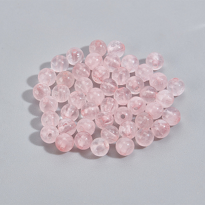  5 Strands Natural Rose Quartz Beads Strands G-NB0004-53-1