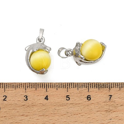 Cat Eye Ball Pendants CE-NH0001-01P-05-1