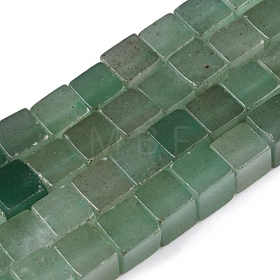 Natural Green Aventurine Beads Strands G-T139-8x8-36A-1