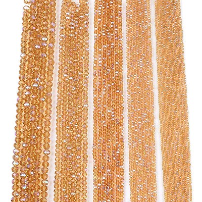 Electroplate Glass Beads Strands EGLA-A044-T4mm-L23-1