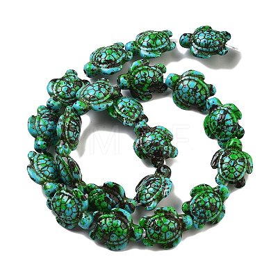 Synthetic Turquoise Dyed Beads Strands G-P507-05K-1