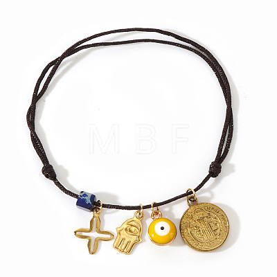 304 Stainless Steel & Resin Charm Bracelets XX1632-3-1