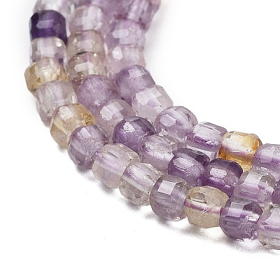 Natural Ametrine Beads Strands G-H042-B40-01-1