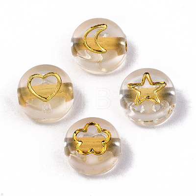 Transparent Acrylic Beads X-TACR-N010-002A-1