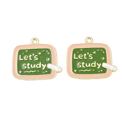 Alloy Enamel Pendants ENAM-L055-01A-02-1