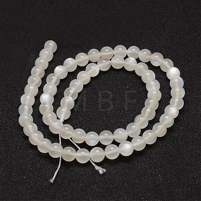 Natural White Moonstone Beads Strands G-F306-05AB-6mm-1