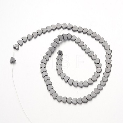 Electroplate Non-magnetic Synthetic Hematite Beads Strands G-F300-23C-F01-1