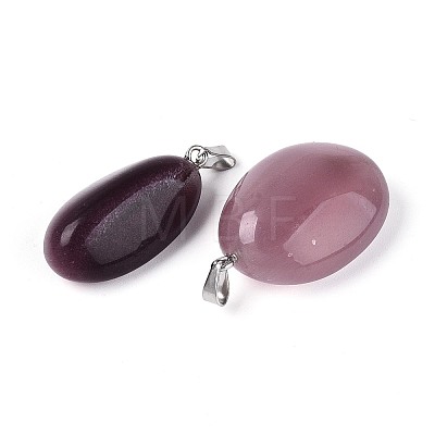 Cat Eye Pendants G-N360-07P-04-1
