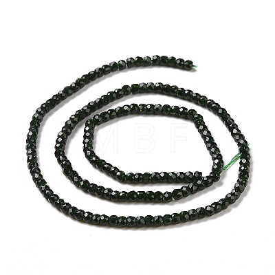 Synthetic Green Goldstone Beads Strands G-H280-06-1
