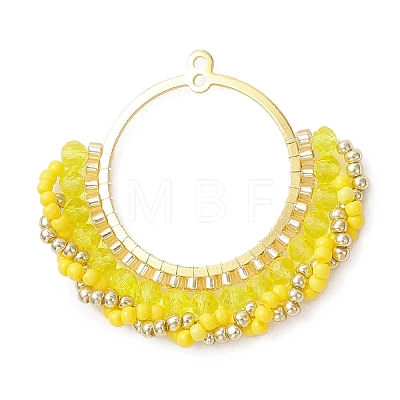 Glass Pendants PALLOY-MZ01278-03-1