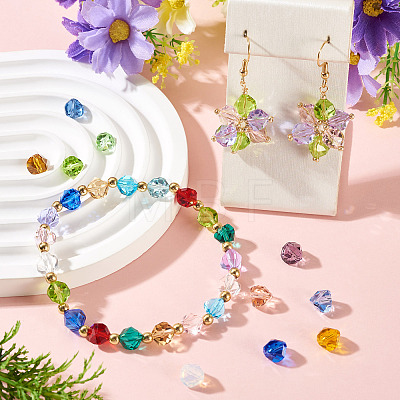 10Pcs Glass Imitation Austrian Crystal Beads GLAA-TADJ0001-11A-1