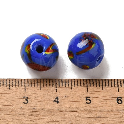 Handmade Lampwork Beads Strands LAMP-G162-08A-06-1