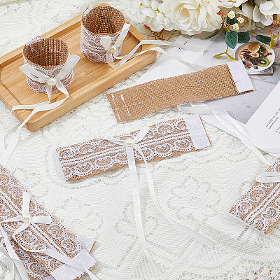 Lace Napkin Ring Buckle AJEW-WH0258-900-1