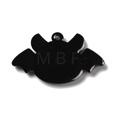 Bat PVC Pendants X-KY-F018-02-1