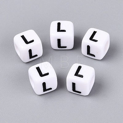 Opaque Acrylic Beads SACR-N020-04A-L-1
