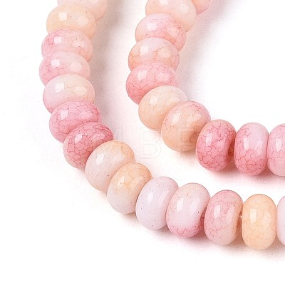 Ombre Effect Dyed Glass Beads Strands GLAA-T030-07A-03-1