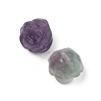 Natural Colorful Fluorite Beads G-O156-C-22-1