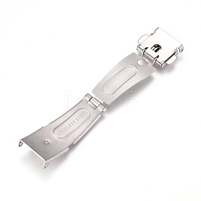 201 Stainless Steel Watch Band Clasps STAS-D173-01A-1