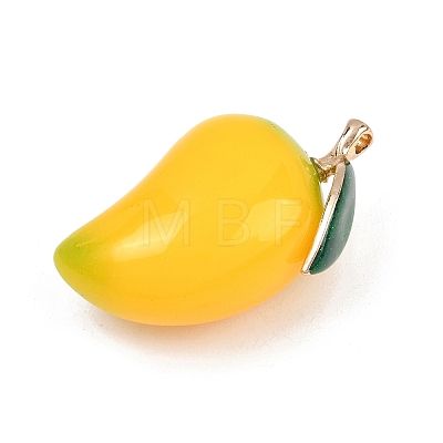 Fruit Theme Resin Big Pendants FIND-E053-01A-G-1