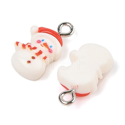 Christmas Theme Opaque Resin Pendants LS-RESI-S08-02K-1