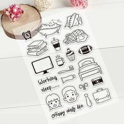 PVC Plastic Stamps DIY-WH0167-56-107-1