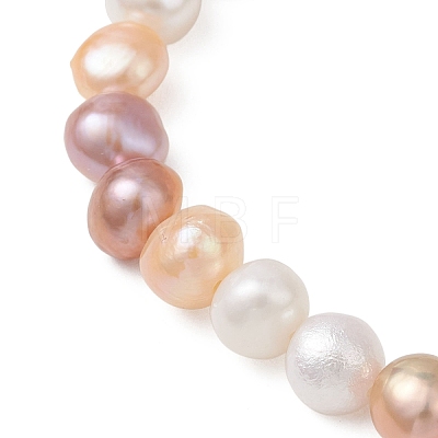 Natural Cultured Freshwater Pearl Beaded Stretch Bracelets for Women BJEW-JB13135-1