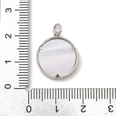 Brass Micro Pave Cubic Zirconia Pendants KK-A207-06P-1