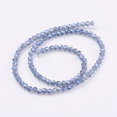 Electroplate Glass Beads Strands EGLA-D021-59-1