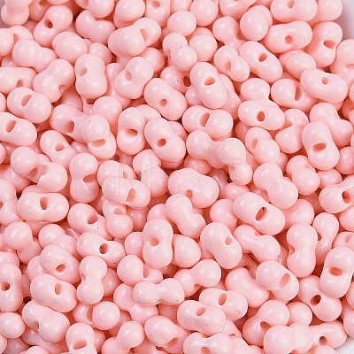 Baking Paint Glass Seed Beads SEED-K010-A25-1