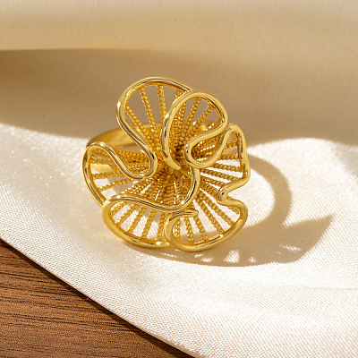 Brass Finger Rings for Women WG1EEA8-04-1