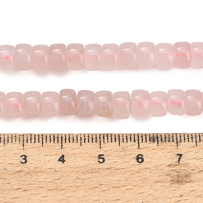 Natural Rose Quartz Beads Strands GG-CBA792A-G06-4x7mm-1