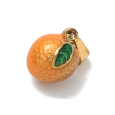 304 Stainless Steel Enamel Fruit Vegetable Charms STAS-F336-02L-G-1