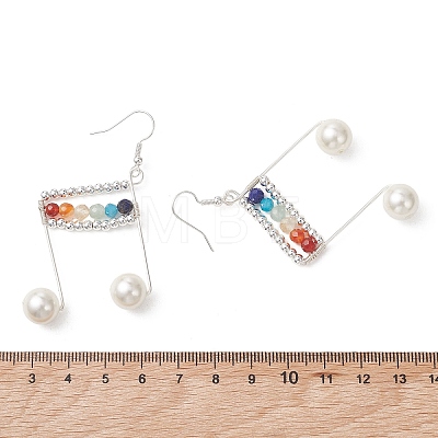 Brass Dangle Earrings EJEW-TA00803-1