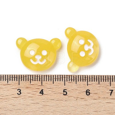 Translucent Resin Animal Decoden Cabochons RESI-M040-03-3-1