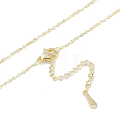 Brass Cable Chain Necklaces NJEW-U008-06G-1