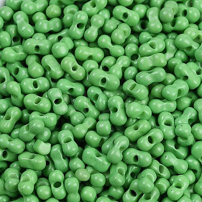 Baking Paint Glass Seed Beads SEED-K010-A27-1