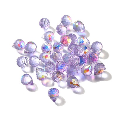 Transparent Glass Charms GLAA-P070-A03-1