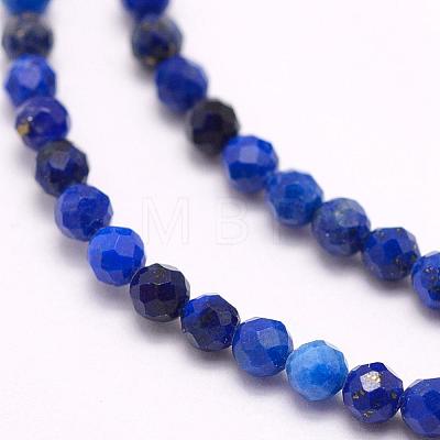 Natural Lapis Lazuli Beads Strands G-F509-14-3mm-1