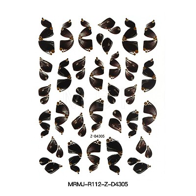 Nail Decals Stickers MRMJ-R112-Z-D4305-1