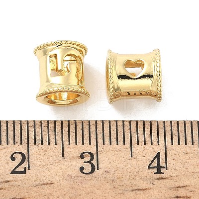 Brass European Beads KK-B166-01G-5-1