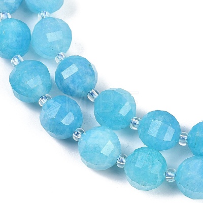 Natural Amazonite Beads Strands G-G182-B10-05-1